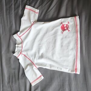 Circo Rashguard Toddler boys 18 months white short sleeves